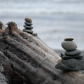 cairns on Ruby Beach