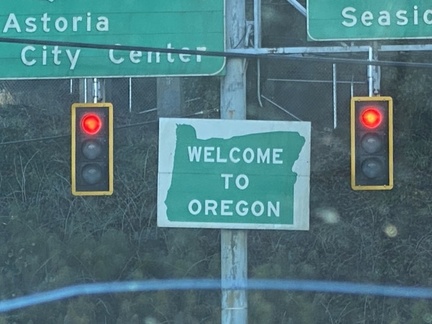 into Oregon